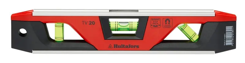 Hultafors Tv20 Torpedo Level – 20Cm Aluminum Body With Vial Accuracy 1
