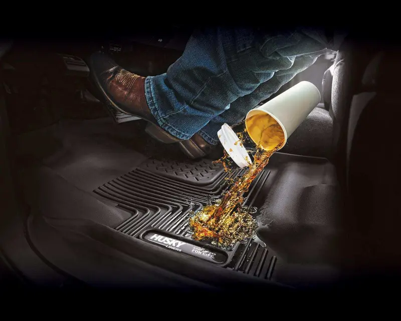 Husky Liners X-Act Contour Floor Mats – Front & Second Row For Chevrolet Silverado 1