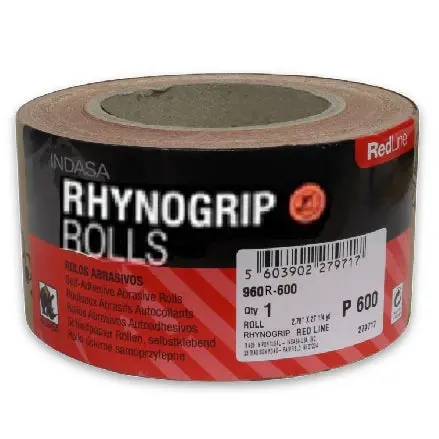 Indasa Rhynogrip Redline 2.75-Inch Grip Sanding Rolls – 950-R Series 1