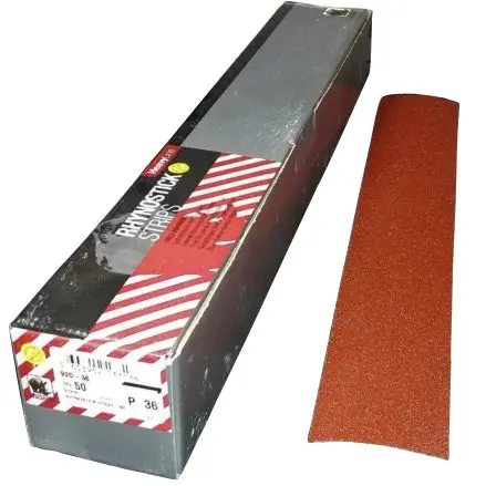 Indasa Rhynostick Redline 2.75" X 16.5" Psa Sanding Board Strips 1