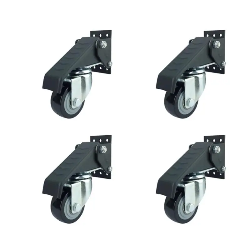 Industrial Workbench Caster Wheels – Set Of 4 Swivel Locking Trolley Casters 1