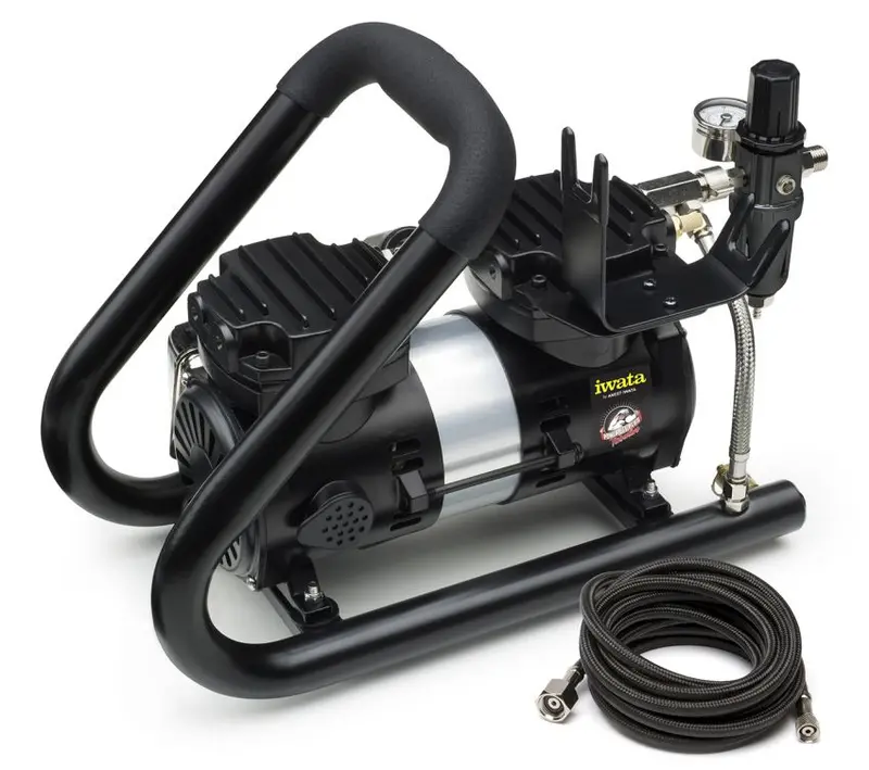 Iwata Power Jet Plus Tubular Airbrush Compressor (110–120V) 1