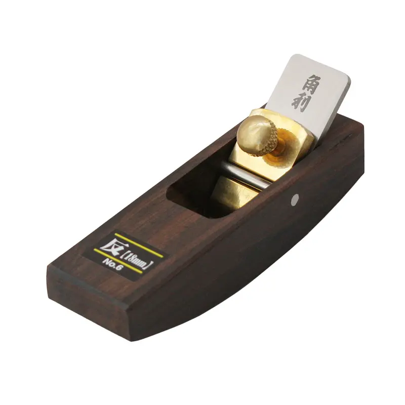 Kakuri Mini Ebony Hand Plane No. 6 — Curved Sole Design 1