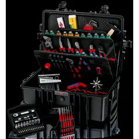 Knipex Robust45 Move Mechanic Tool Case – 90-Piece Organization, Heavy-Duty Construction 1