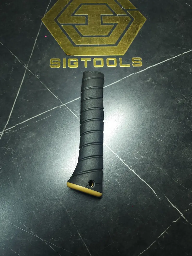 Martinez M1/M4 Grip Replacement – Black Overlay With Gold Cap Finish 1