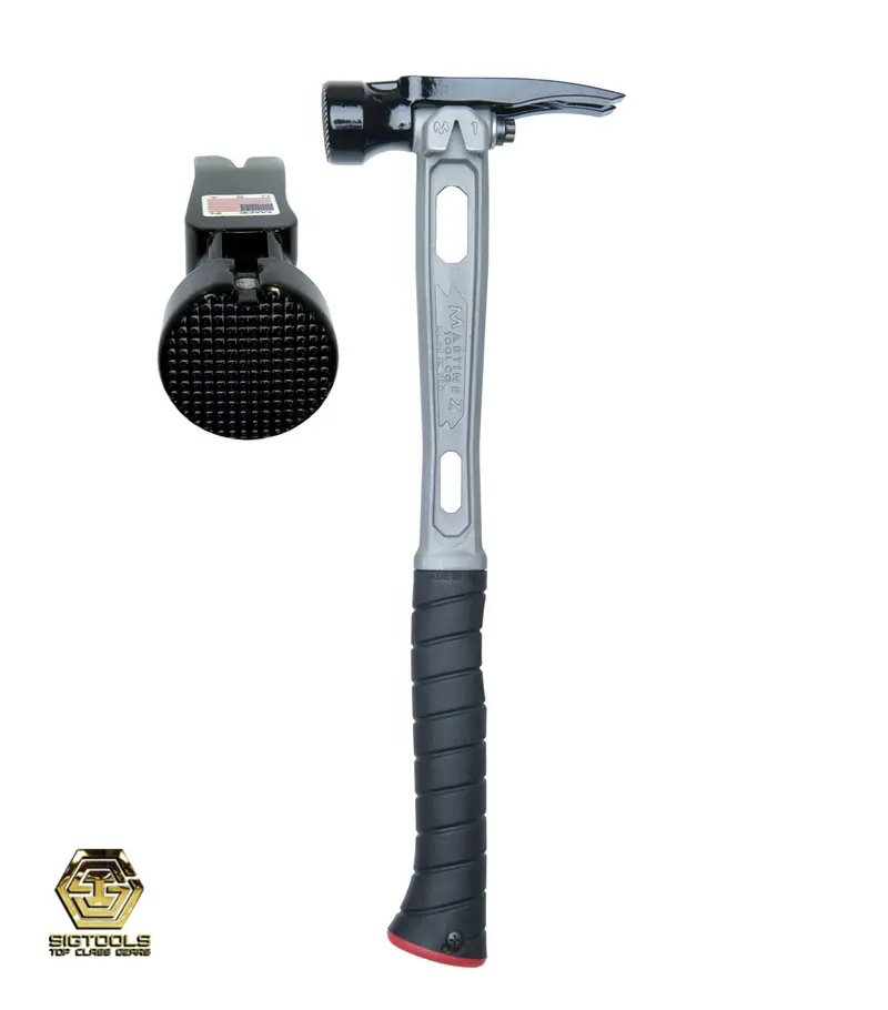 Martinez M1 Titanium-Handle 15 Oz Milled-Face Framing Hammer 1
