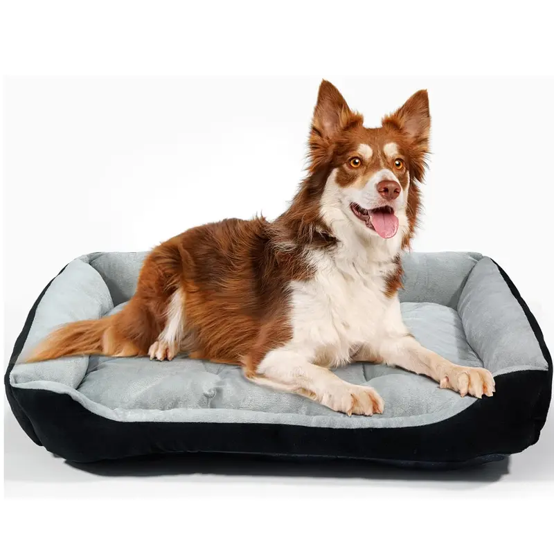 Medium-Sized Orthopedic Dog Sofa Bed With Supportive Cushioning 1