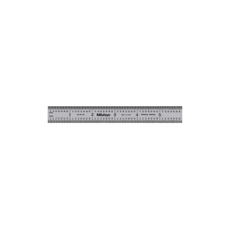 Mitutoyo 182 Series Precision Steel Rule – 6" (150Mm) Or 12" (300Mm) 1