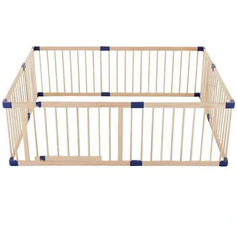 Modular 8-Panel Baby Playpen With Secure Door – Safe Indoor Play Fence 1