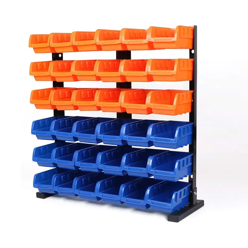 Modular Garage Parts Organizer With 36 Adjustable Bins 1