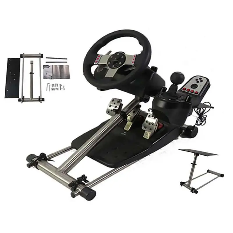 Modular Racing Wheel Stand With Adjustable Angle And Simulator Compatibility 1