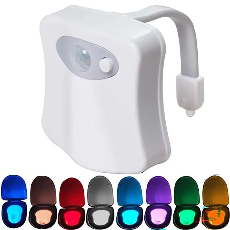 Motion-Activated Toilet Night Light With Ambient Glow 1