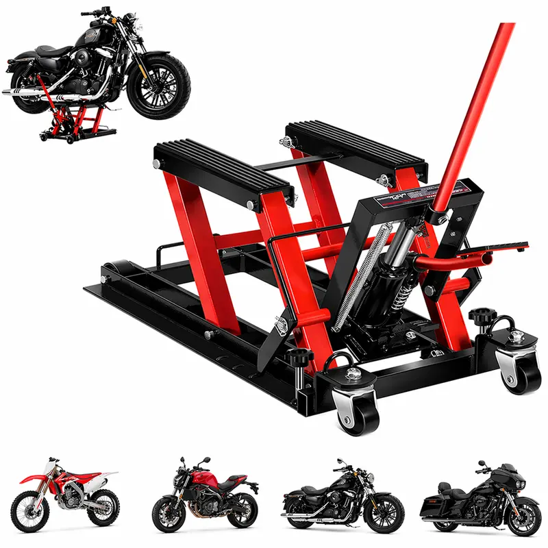 Motorcycle & Atv Lifting Jack – Heavy-Duty Quad Bike Service Stand 1