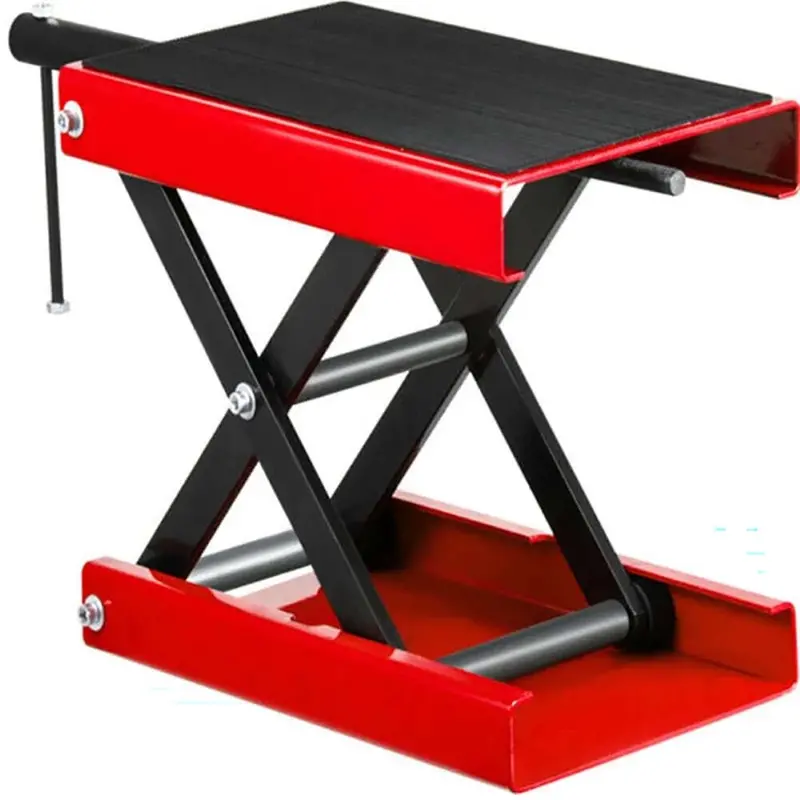 Motorcycle Scissor Lift Stand With Protective Pads 1