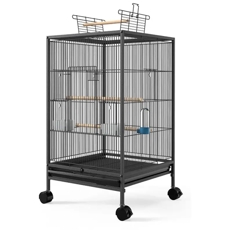 Multi-Use Aviary Cage For Small Birds – Includes Feeding Stations And Transport Handles 1