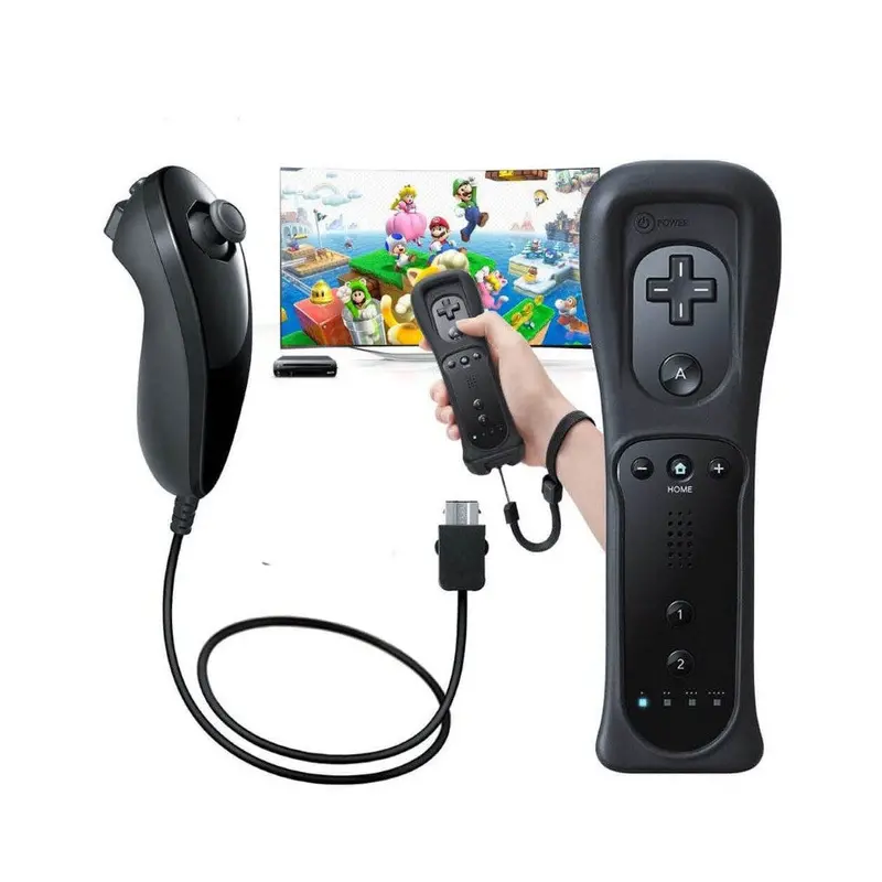 Nintendo Wii Remote And Nunchuk Combo – Authentic Accessories Pair 1