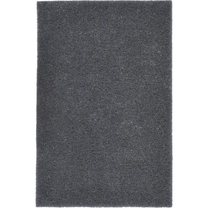 Norton Gray Fine-Grade Non-Woven Hand Sanding Pad – 6" × 9" 1