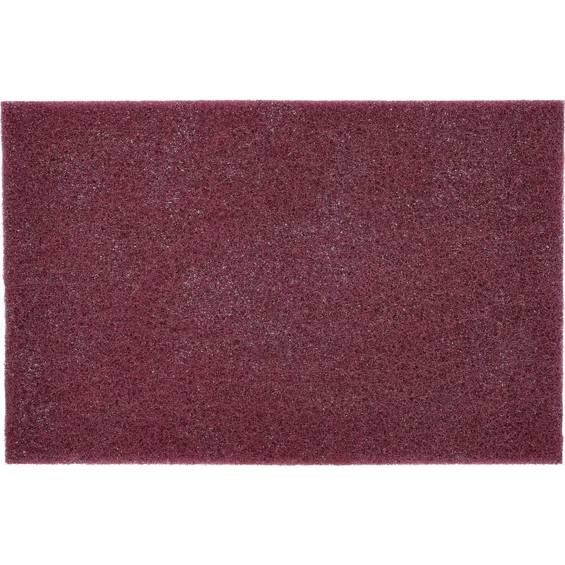 Norton Maroon Super-Fine Non-Woven Hand Sanding Pads – 6" × 9" 1