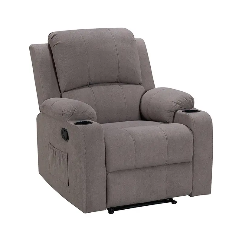 Novacloud 1-Seater Fabric Recliner – Stylish Accent Chair With Smooth Recline Mechanism 1