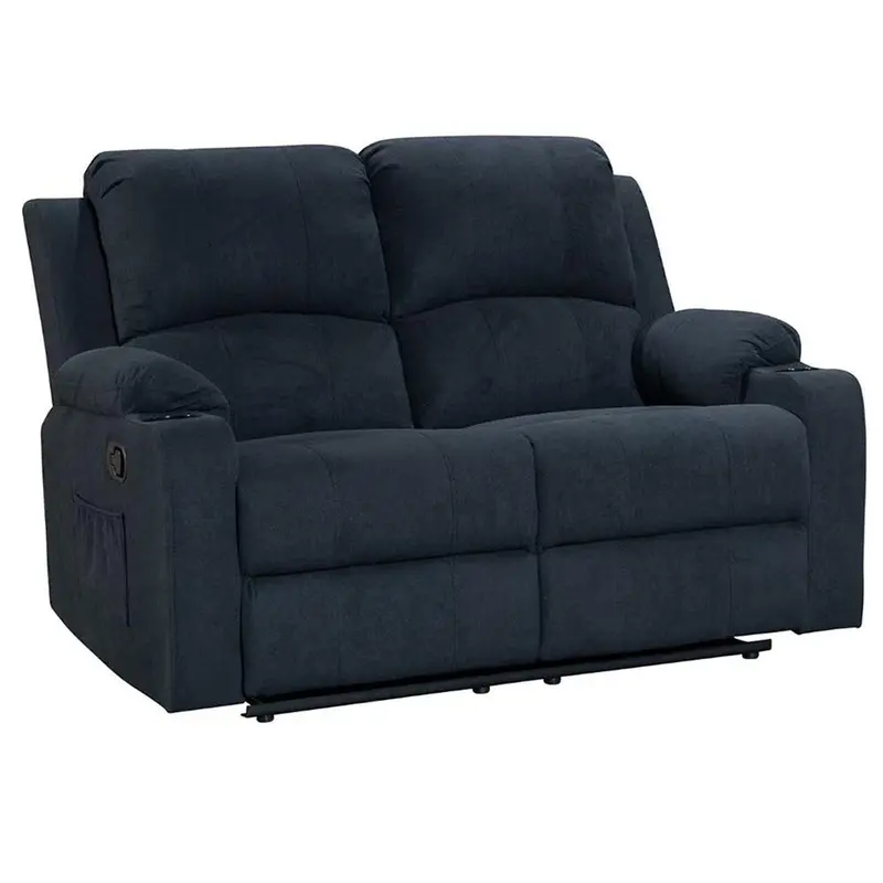 Novacloud 2-Person Fabric Reclining Sofa – Modern Comfort Design 1