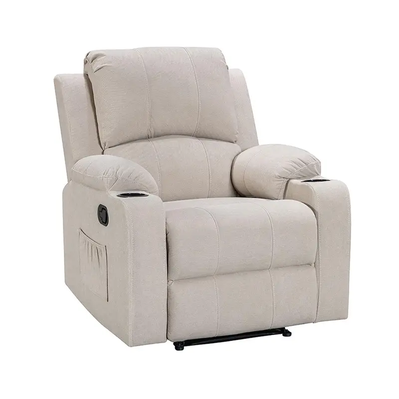 Novacloud Single-Seat Fabric Recliner Chair – Compact Home Or Office Lounge Solution 1