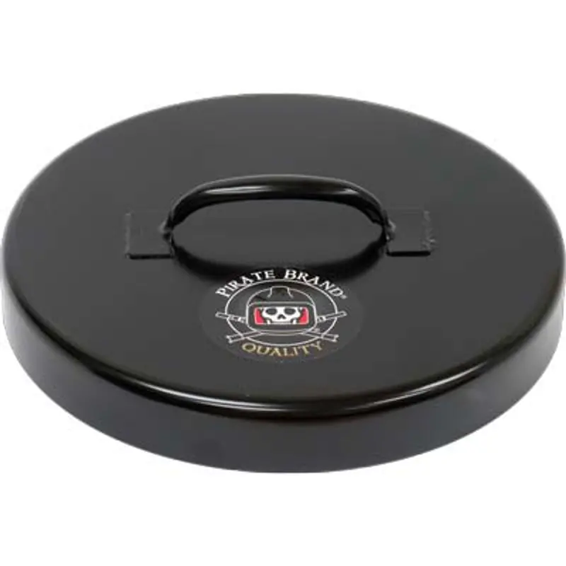 Pirate 10" Diameter Lid With Handle For C-Series Blasters (0.5 & 1 Cu Ft) 1