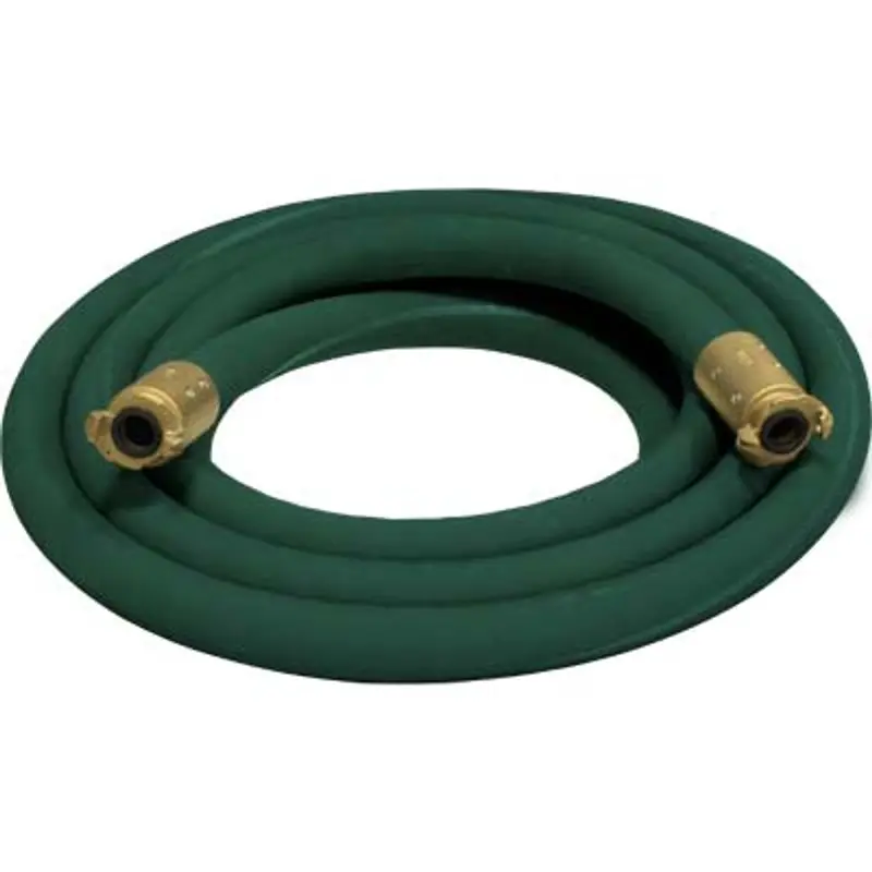 Pirate Brand 1-1/2" Green Blast Hose Extension With Brass End Couplings 1
