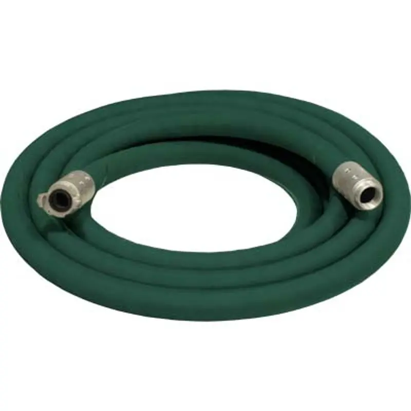 Pirate Brand 1-1/4" Green Blast Hose With Aluminum Fittings 1