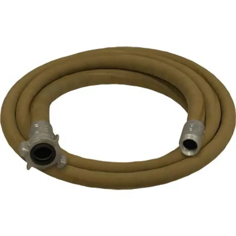 Pirate Brand 1-1/4 In Tan Blast Hose – Big Gun Full Flow With Aluminum Couplings 1