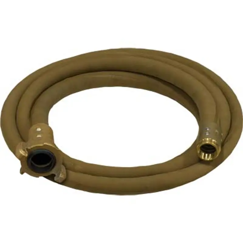 Pirate Brand 1-1/4 In Tan Blast Hose – Big Gun Full Flow With Brass Couplings 1