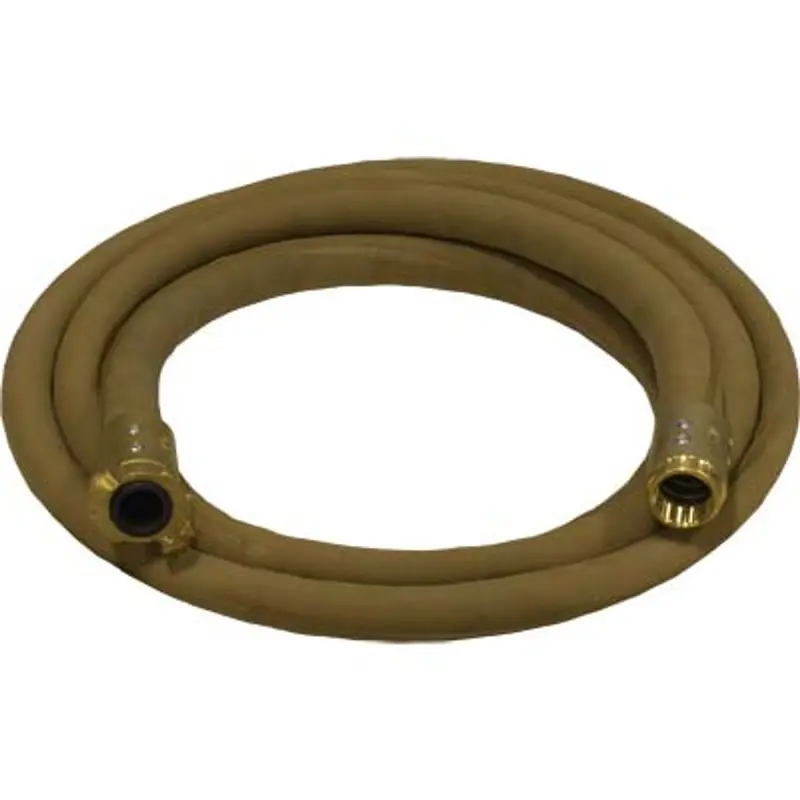 Pirate Brand 1-1/4 In Tan Blast Hose With Brass Couplings 1