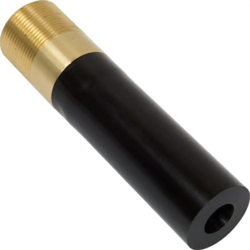 Pirate Brand 1-1/4" Tungsten Carbide Entry Nozzle With Brass Thread — For 1-1/4" Blast Hose 1