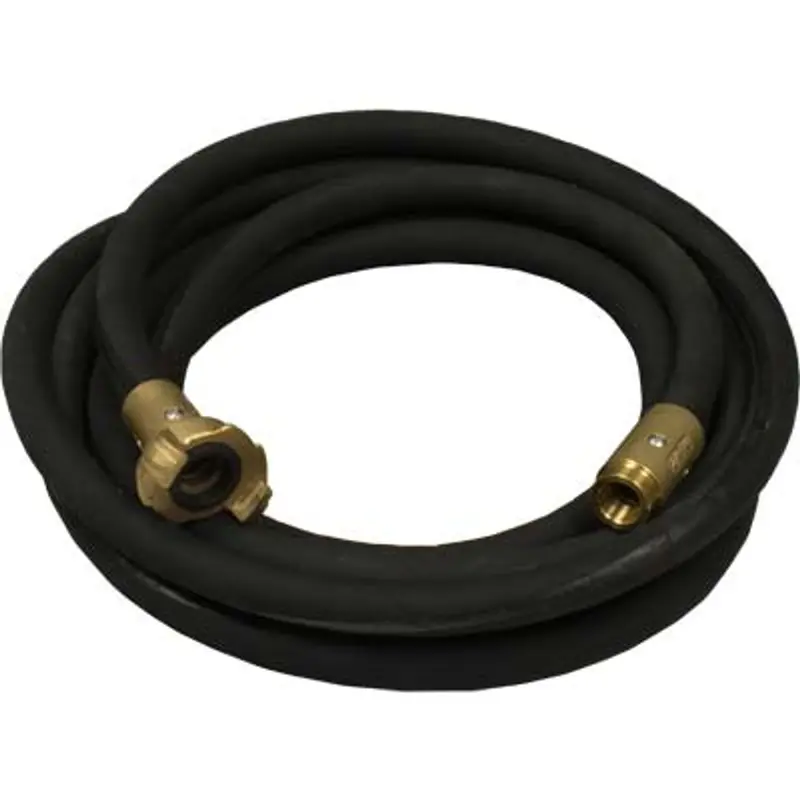 Pirate Brand 1/2-Inch Blast Hose Assembly With Brass Couplings 1