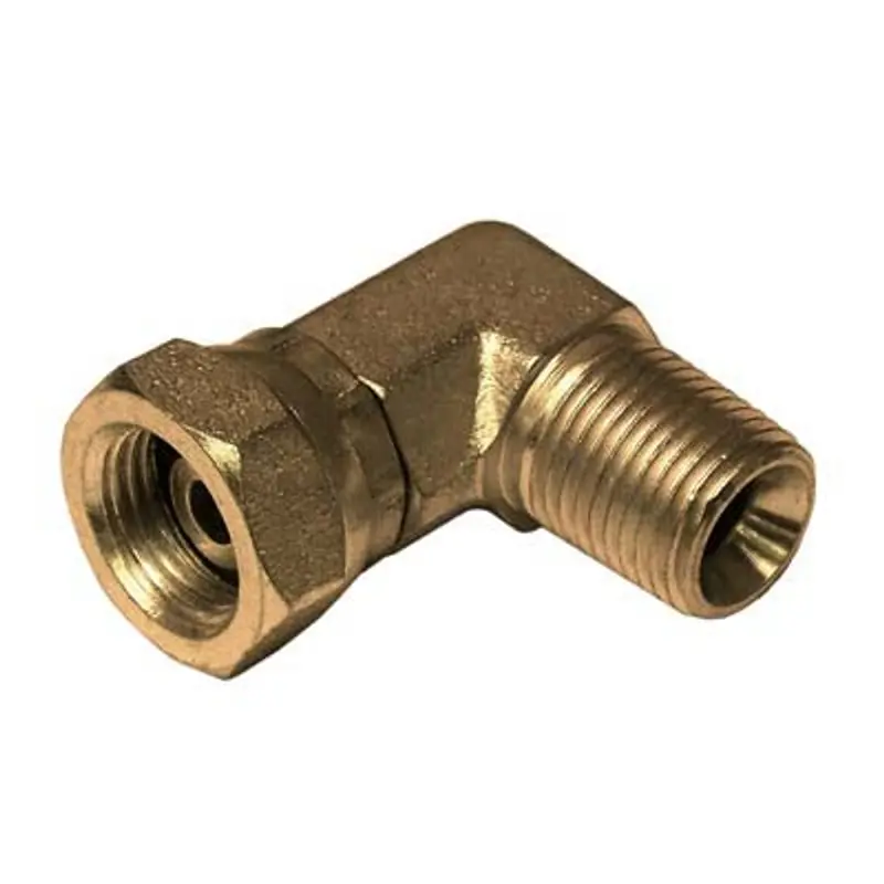 Pirate Brand 1/8" Mnpt × 1/8" F Swivel Fitting – 90° Angle 1