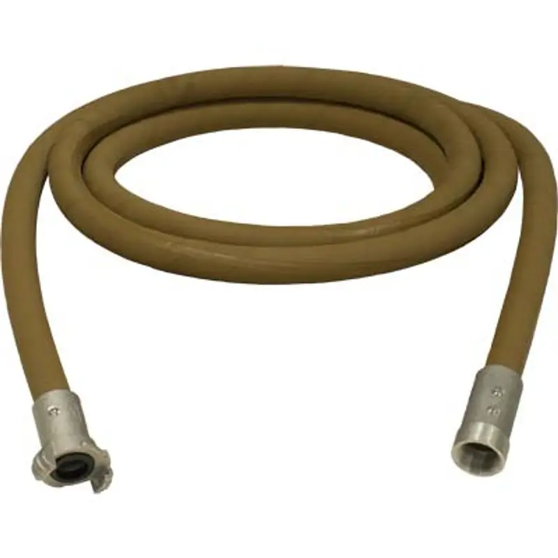Pirate Brand 1 In Tan Blast Hose With Aluminum Couplings 1