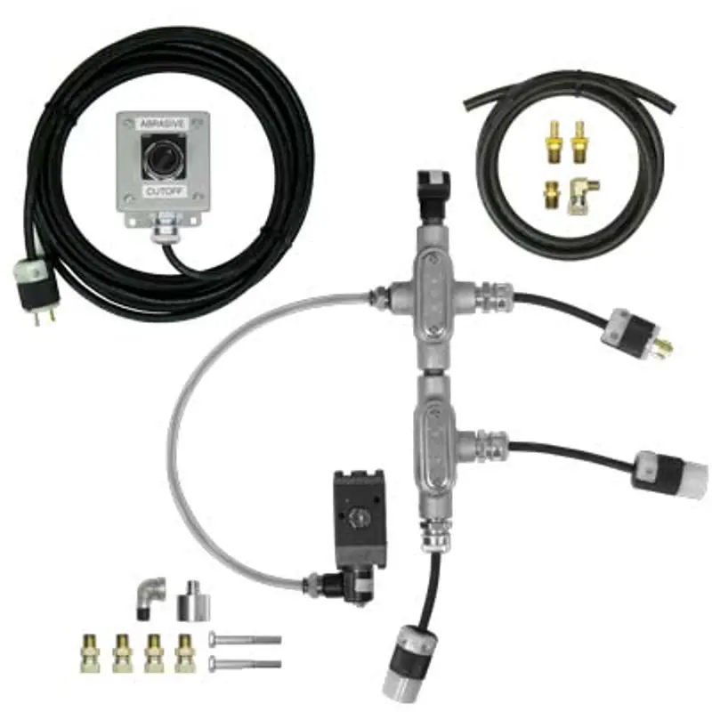 Pirate Brand 12Vdc Electric Abrasive Cut-Off Kit — Palm-Button Control For Small Blasters 1