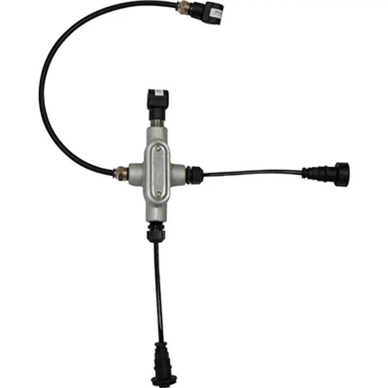 Pirate Brand 12Vdc Junction Cross – Schmidt-Style Single-Outlet, Aco-On-Cord & Waterproof Connectors 1