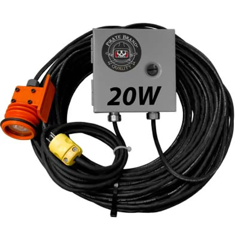 Pirate Brand 20W Halogen Blast Light Kit — Includes 120Vac To 12Vdc Converter 1