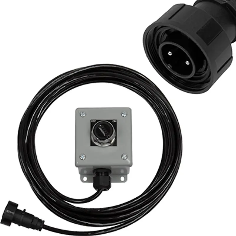 Pirate Brand 25-Foot Selector Switch Operator – Schmidt-Style, 2-Prong, X-Treme Duty Urethane Cord & Waterproof Connector 1