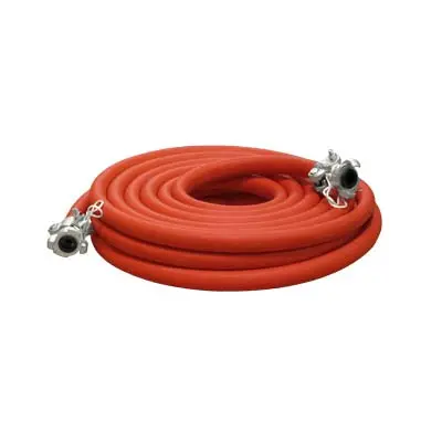 Pirate Brand 3/4 In Red Air Hose Assembly With Pre-Attached Couplings 1