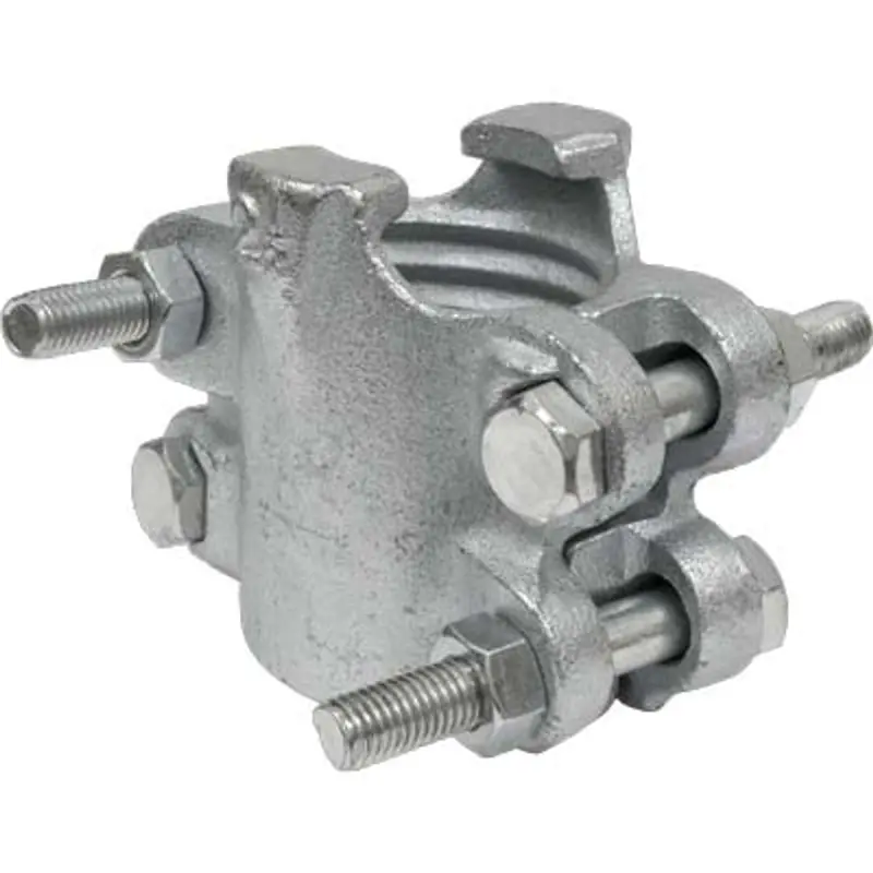 Pirate Brand 3-Inch Four-Bolt Air Hose Clamp 1