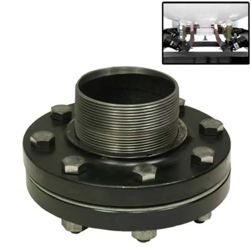 Pirate Brand 4-Inch Blind Flange Assembly With Mounting Hardware 1