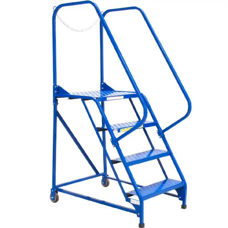 Pirate Brand 4-Step Loading Ladder For Overhead Access To 10 & 20 Cubic Foot Blasters And Bulk Bag Hoppers 1