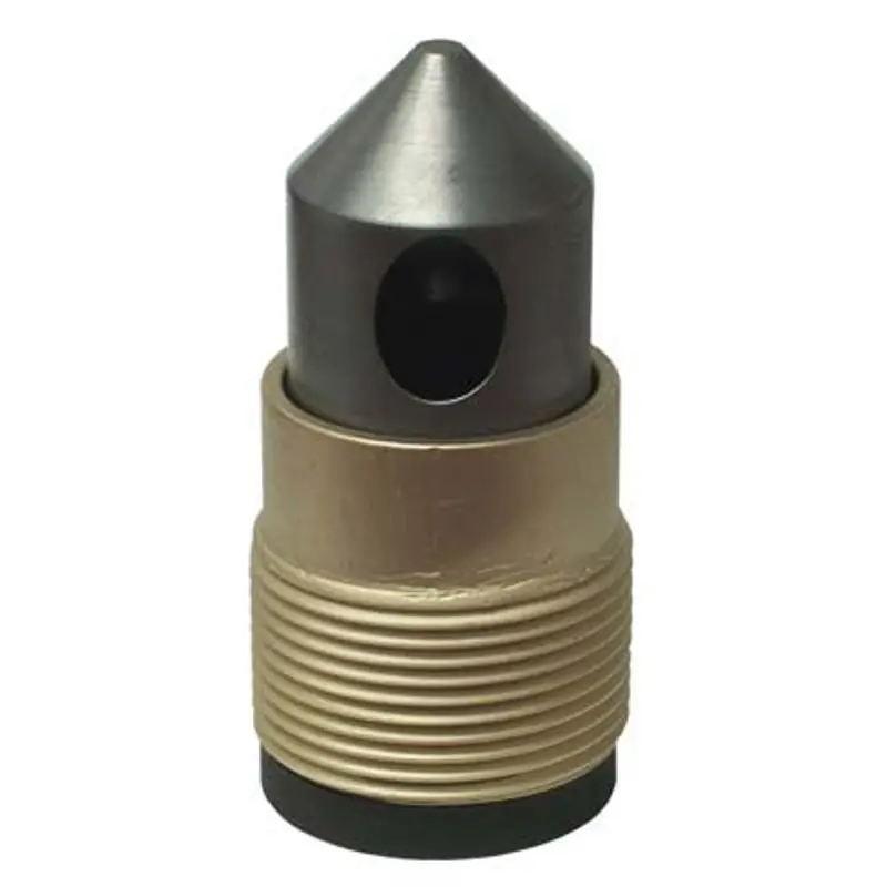 Pirate Brand 45-Degree Tungsten Carbide Nozzle With 3/8" Bore And 1-1/4" Brass Thread 1