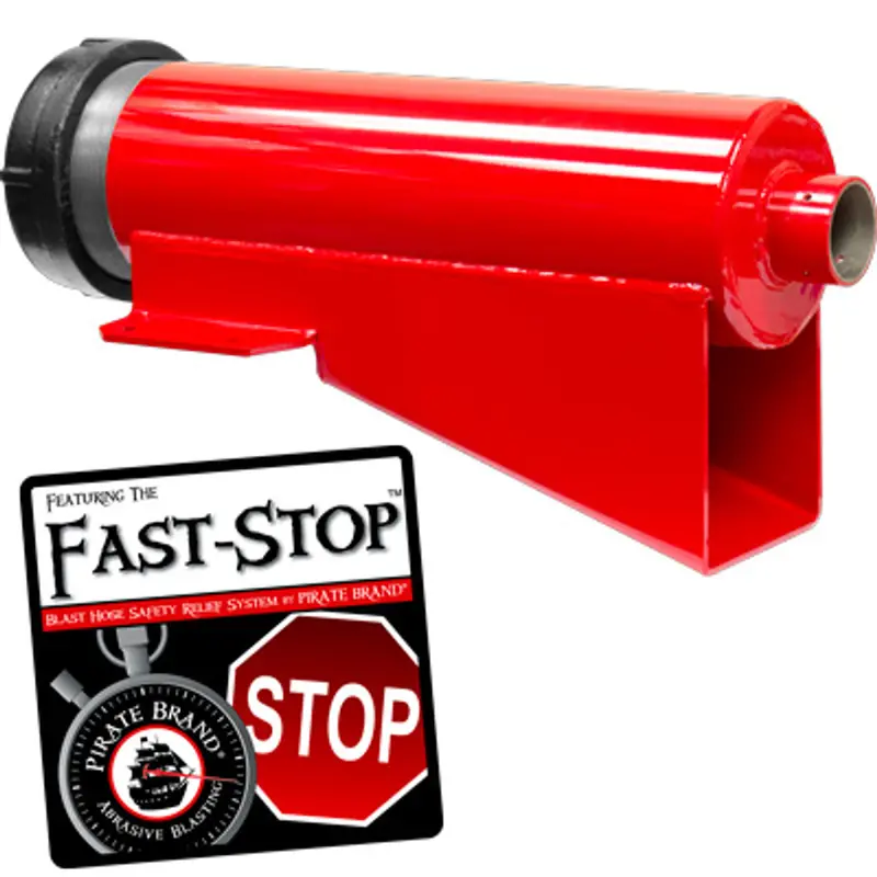 Pirate Brand 6" Fast-Stop Diffuser Assembly – Includes Urethane Cap, Schmidt-Style 1