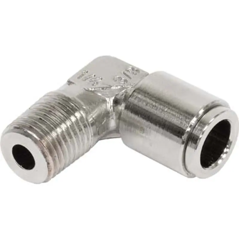 Pirate Brand 90-Degree Push-In Fitting – 3/8" Tube To 1/4" Npt 1