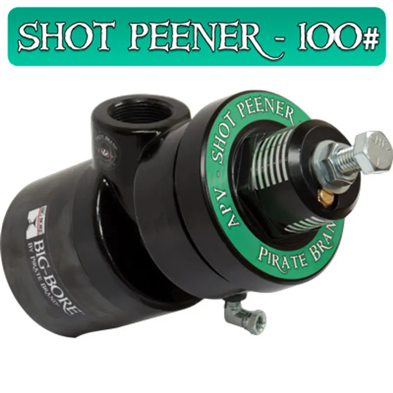 Pirate Brand Apv Ii Big-Bore™ Shot-Peener-100# Metering Valve With Tungsten Carbide Sleeve And Seat 1