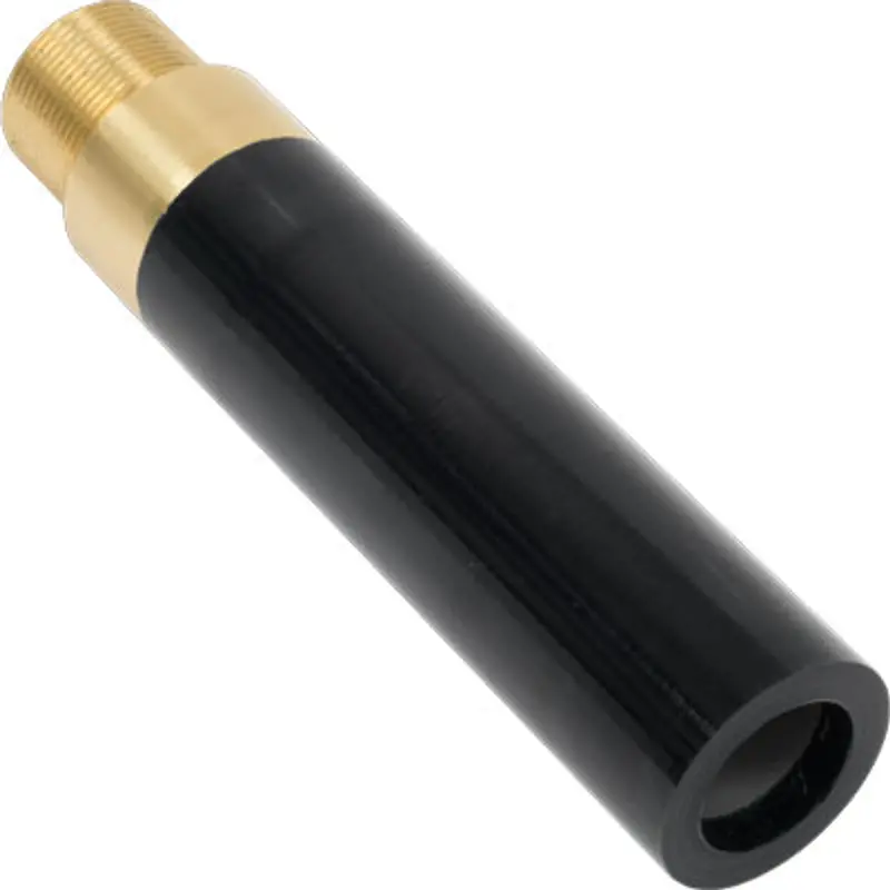 Pirate Brand Bazooka® Long-Venturi Nozzle: Tungsten Carbide, 1-1/4" Entry, Poly Jacket 1