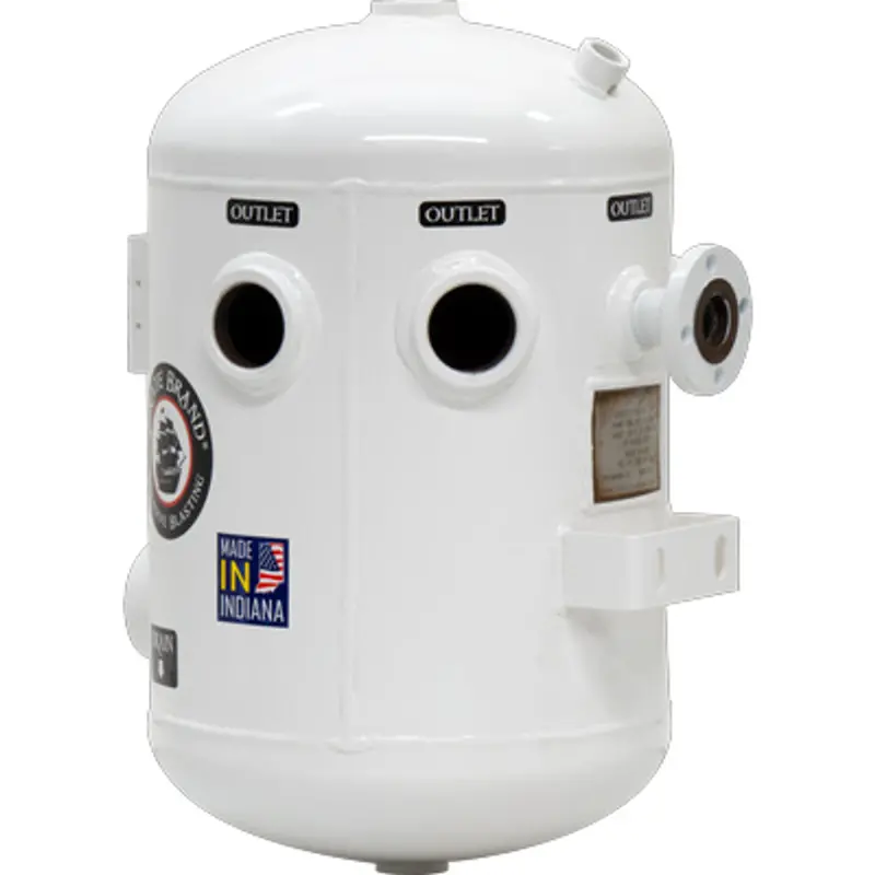 Pirate Brand Big-Bore™ 1600 Cfm Flange-Mounted Moisture Separator – 150 Psi, 3"/Four 2"/One 1-1/2" Ports, Painted 1