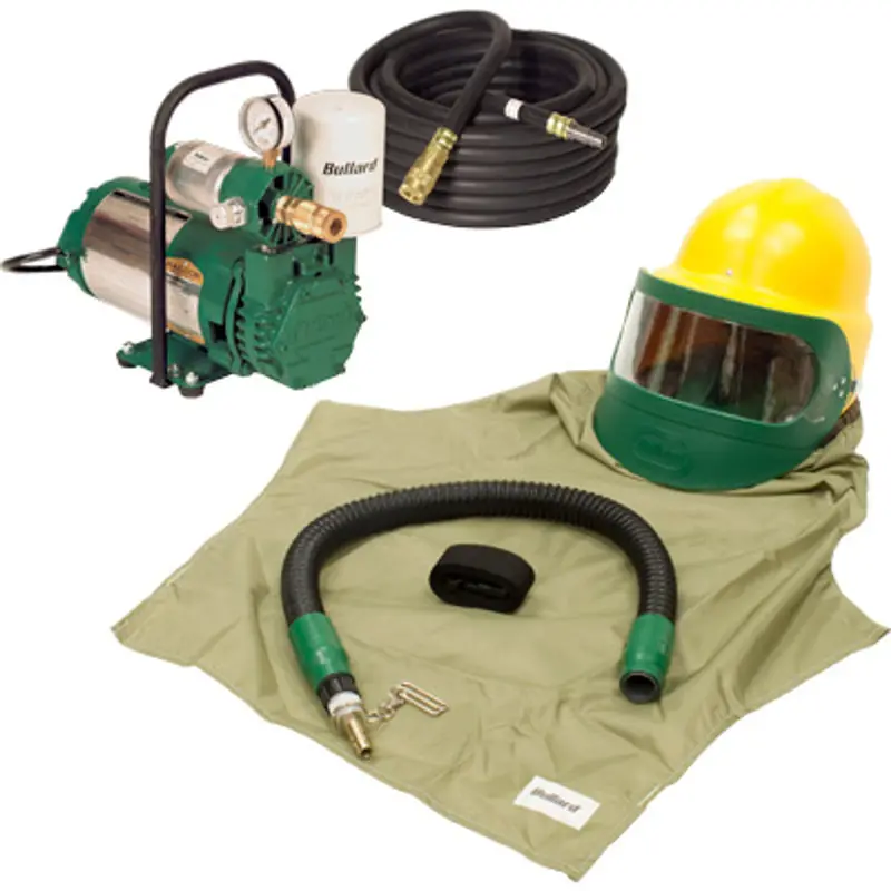 Pirate Brand Bullard® 88Vx Free Air Pump Respirator Kit – Ce Compliant 1
